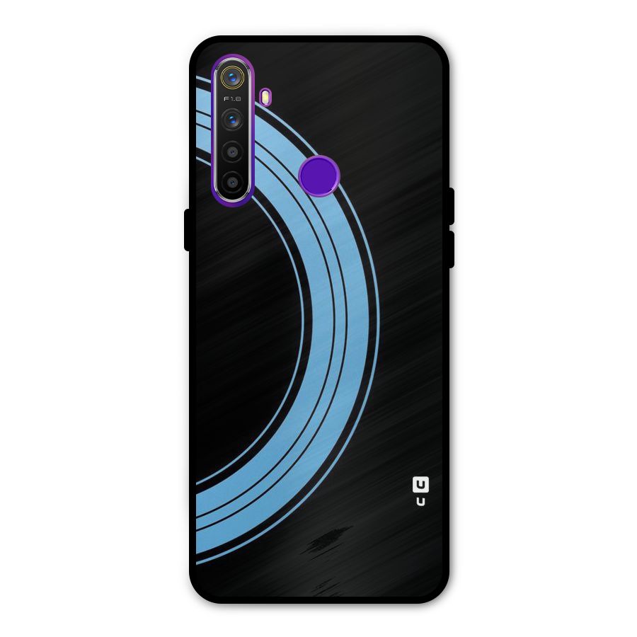 Half Circles Metal Back Case for Realme 5