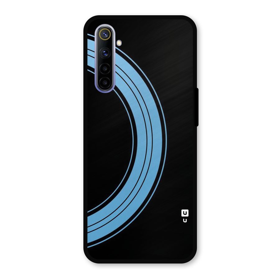 Half Circles Metal Back Case for Realme 6i