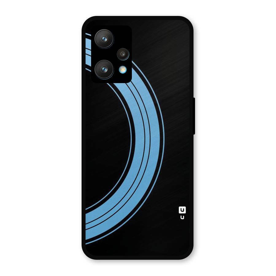 Half Circles Metal Back Case for Realme 9 Pro Plus 5G
