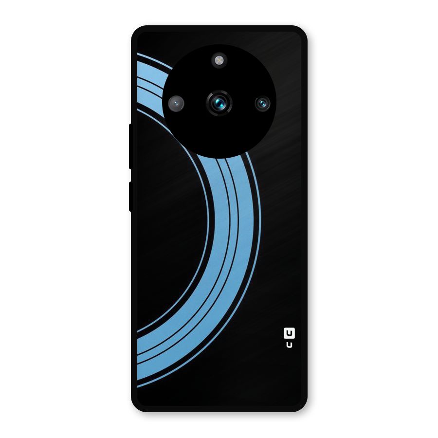 Half Circles Metal Back Case for Realme Narzo 60 Pro