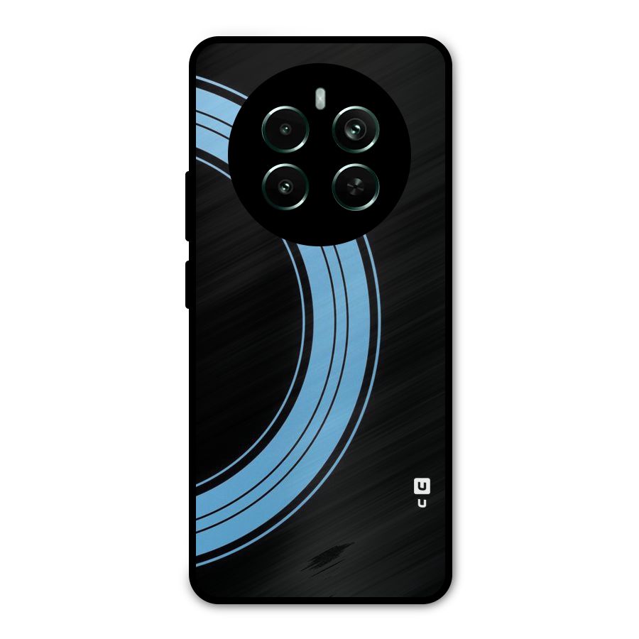 Half Circles Metal Back Case for Realme Narzo 70 Pro