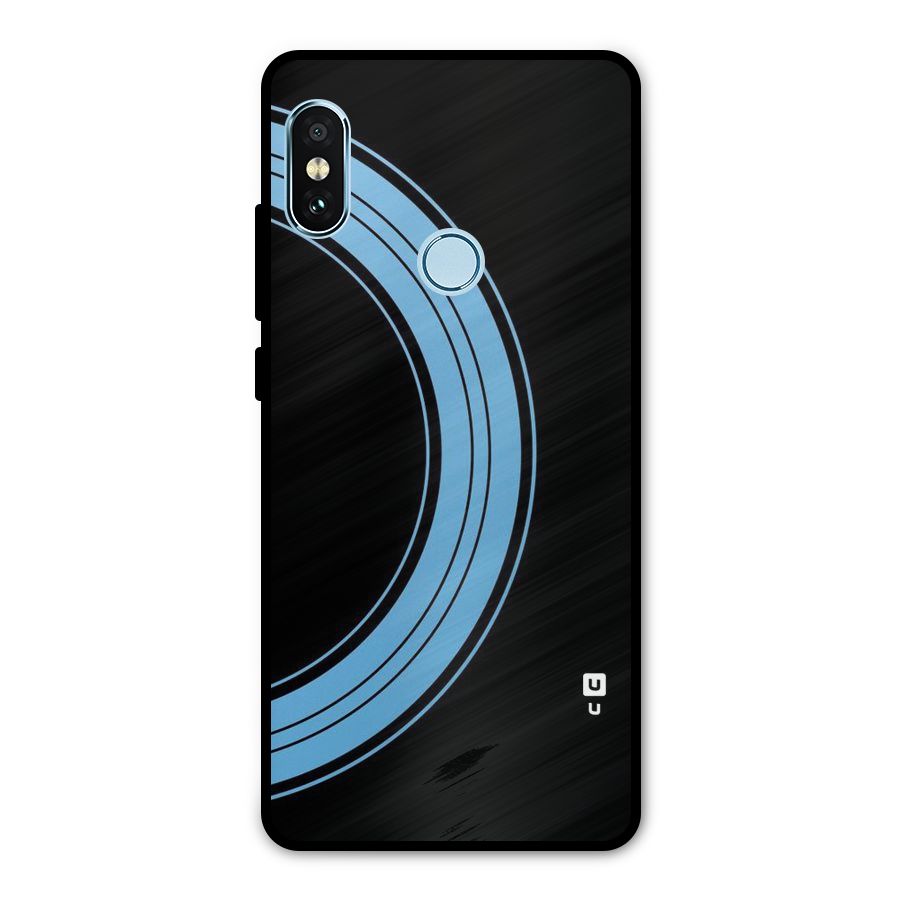 Half Circles Metal Back Case for Redmi Note 5 Pro