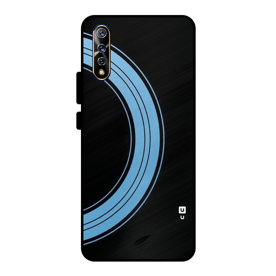 Half Circles Metal Back Case for Vivo S1