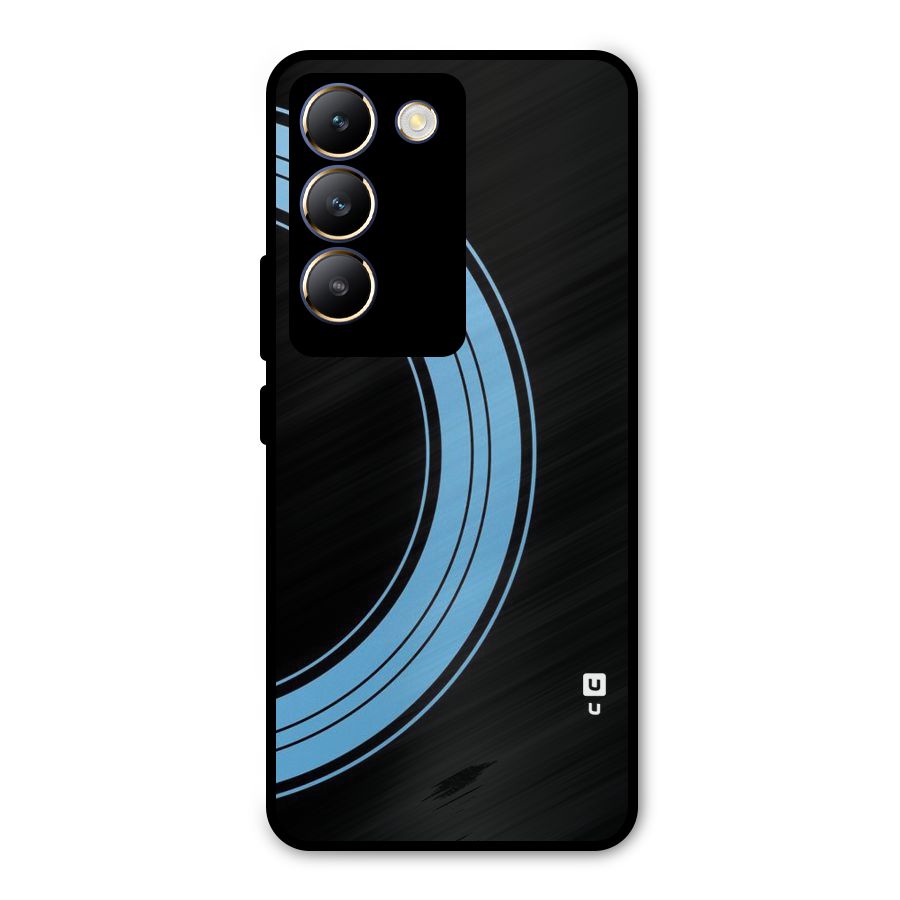 Half Circles Metal Back Case for Vivo T3 5G