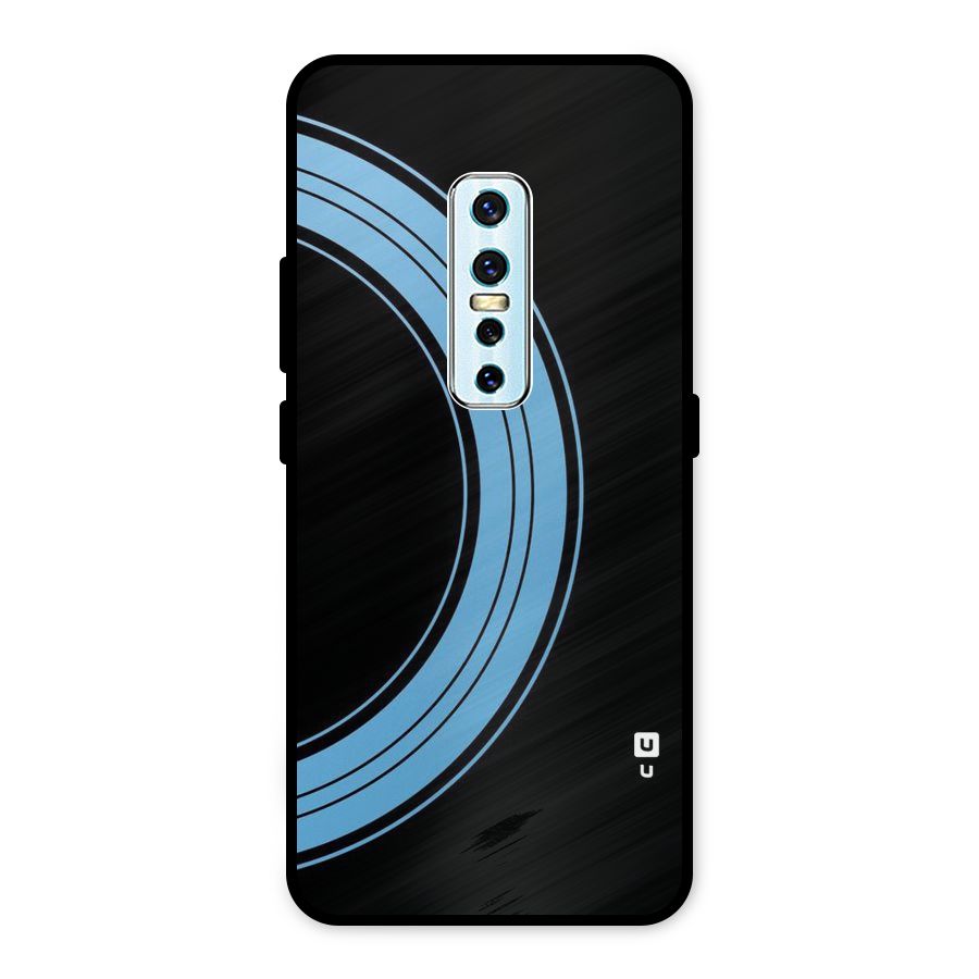 Half Circles Metal Back Case for Vivo V17 Pro