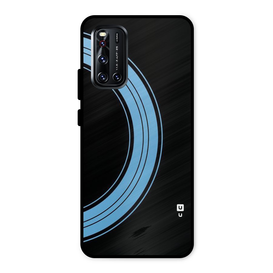 Half Circles Metal Back Case for Vivo V19