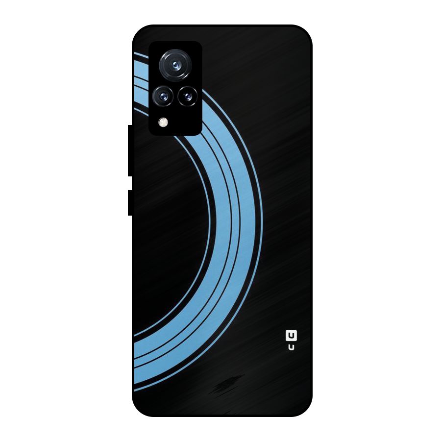 Half Circles Metal Back Case for Vivo V21 5G