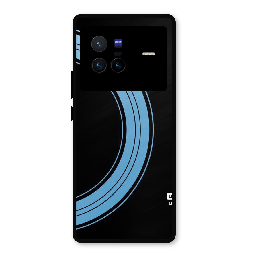 Half Circles Metal Back Case for Vivo X80