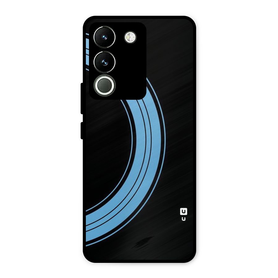 Half Circles Metal Back Case for Vivo Y200