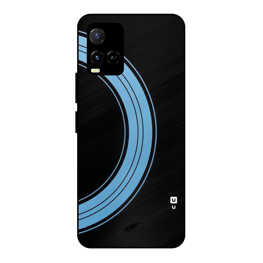 Half Circles Metal Back Case for Vivo Y21T
