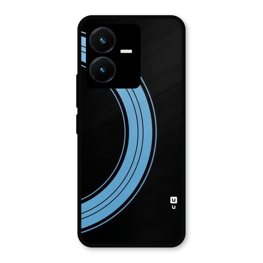 Half Circles Metal Back Case for Vivo Y22