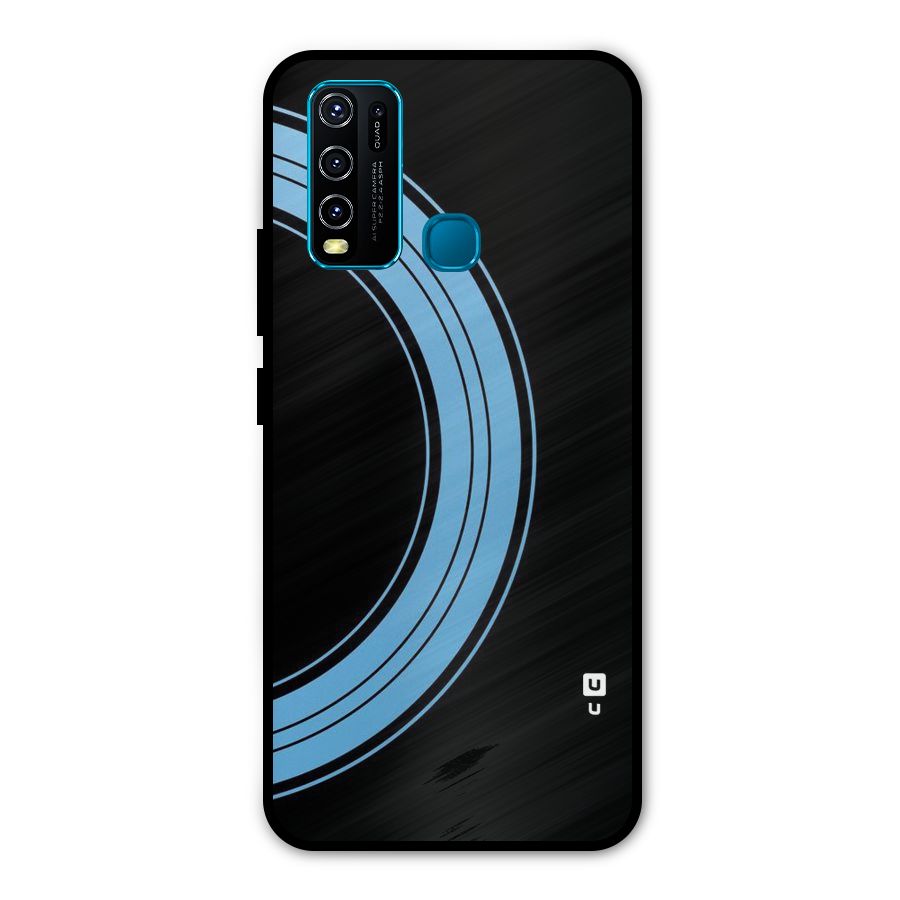 Half Circles Metal Back Case for Vivo Y30