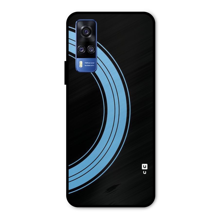 Half Circles Metal Back Case for Vivo Y31