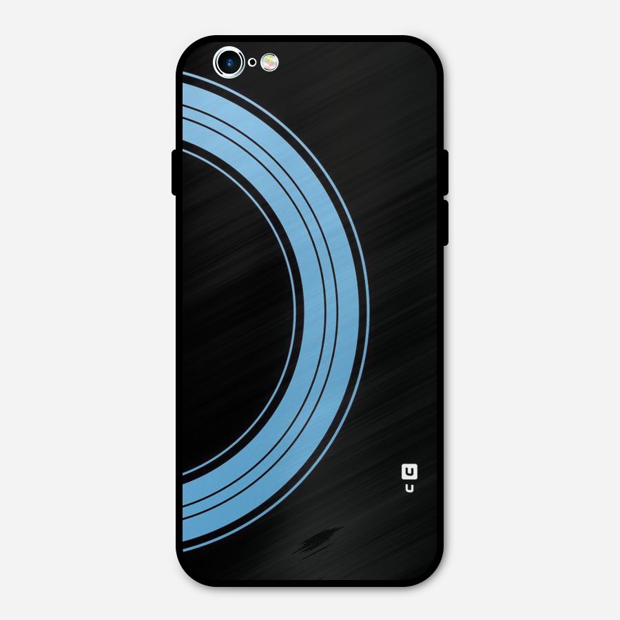 Half Circles Metal Back Case for iPhone 6 6s