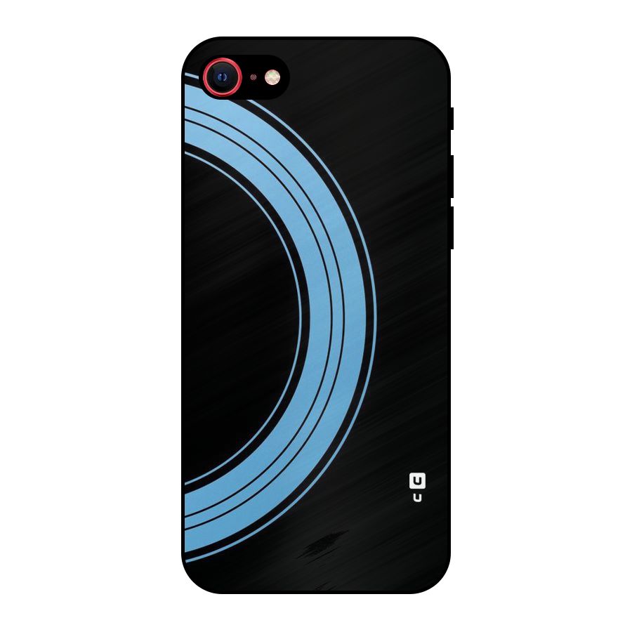 Half Circles Metal Back Case for iPhone 7