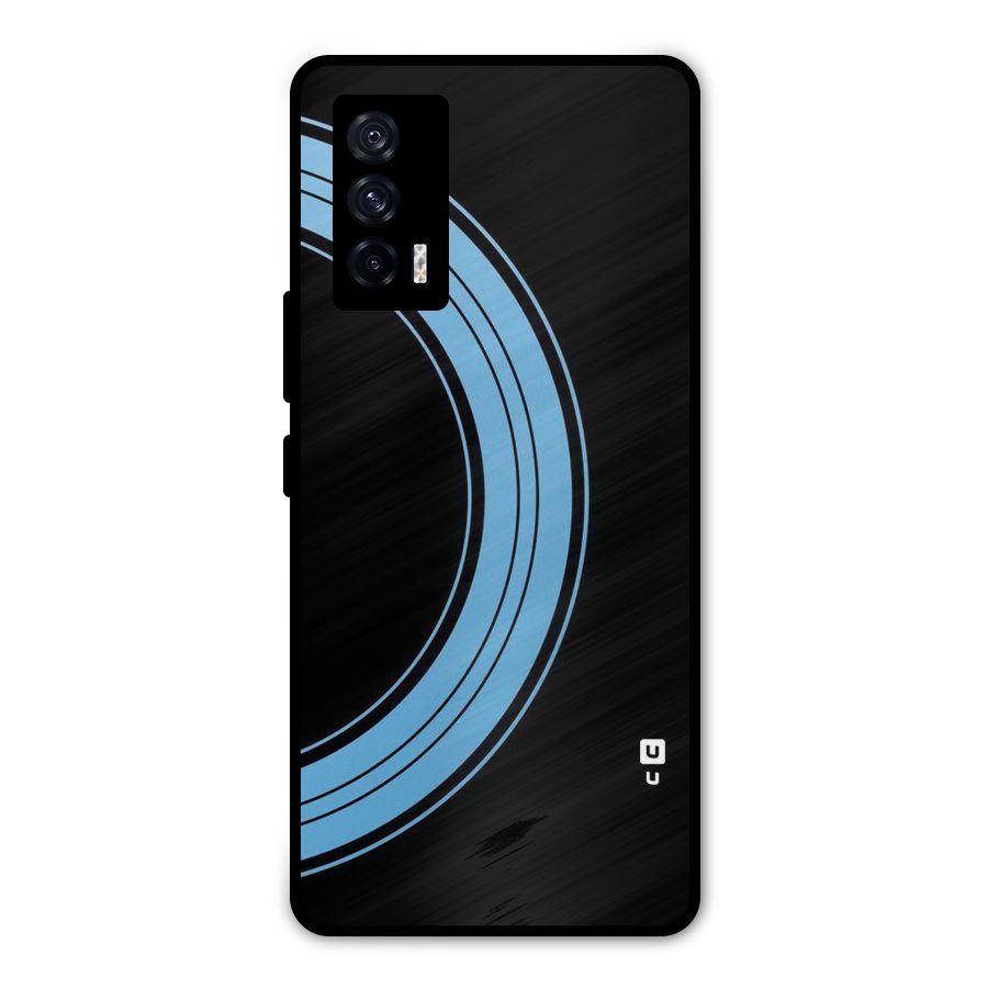 Half Circles Metal Back Case for iQOO 7 5G