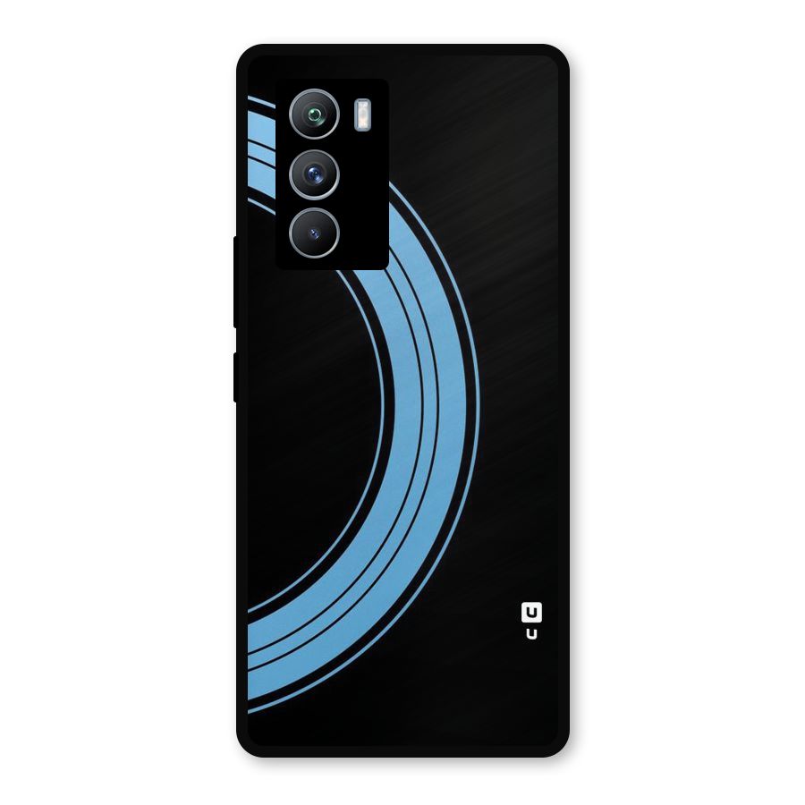 Half Circles Metal Back Case for iQOO 9 SE