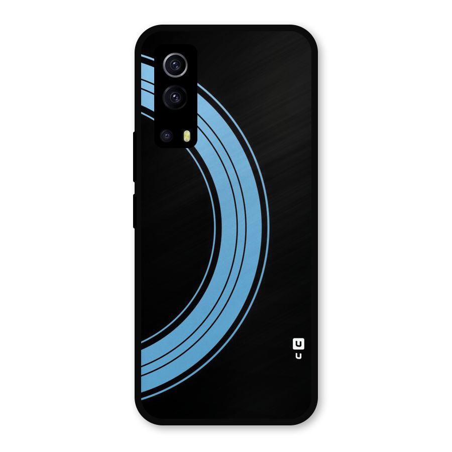 Half Circles Metal Back Case for iQOO Z3
