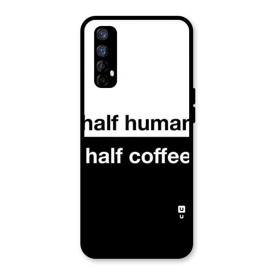 Half Human Half Coffee Glass Back Case for Realme Narzo 20 Pro