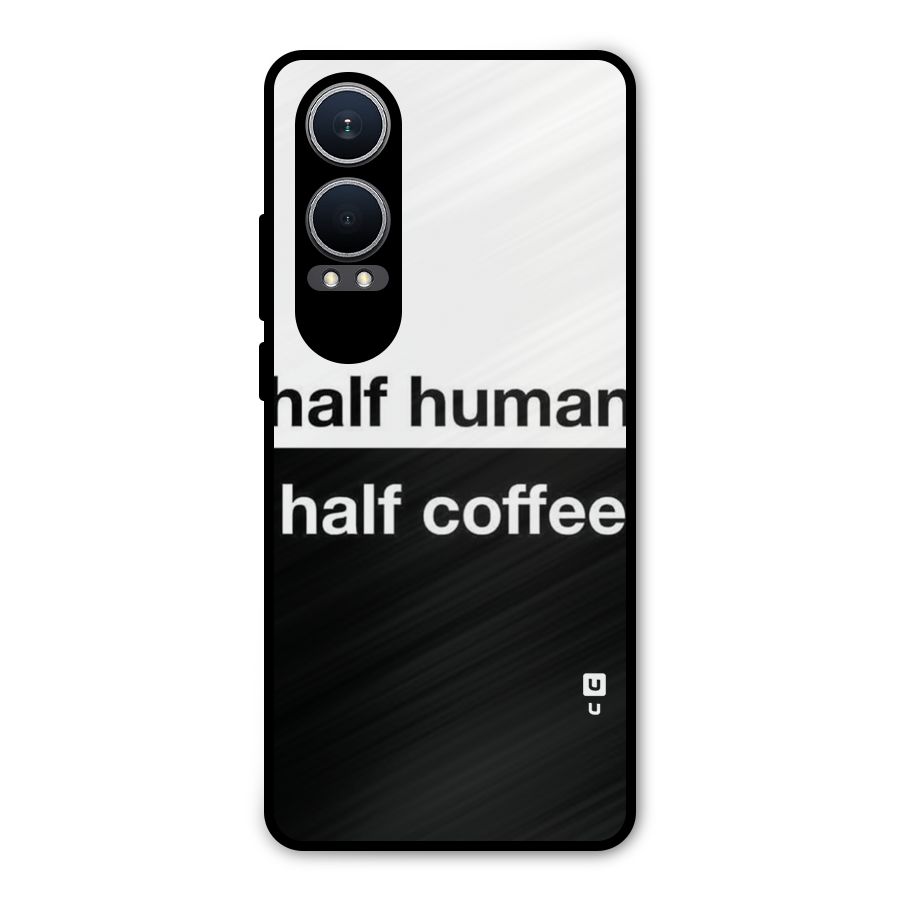 Half Human Half Coffee Metal Back Case for OnePlus Nord CE4 Lite