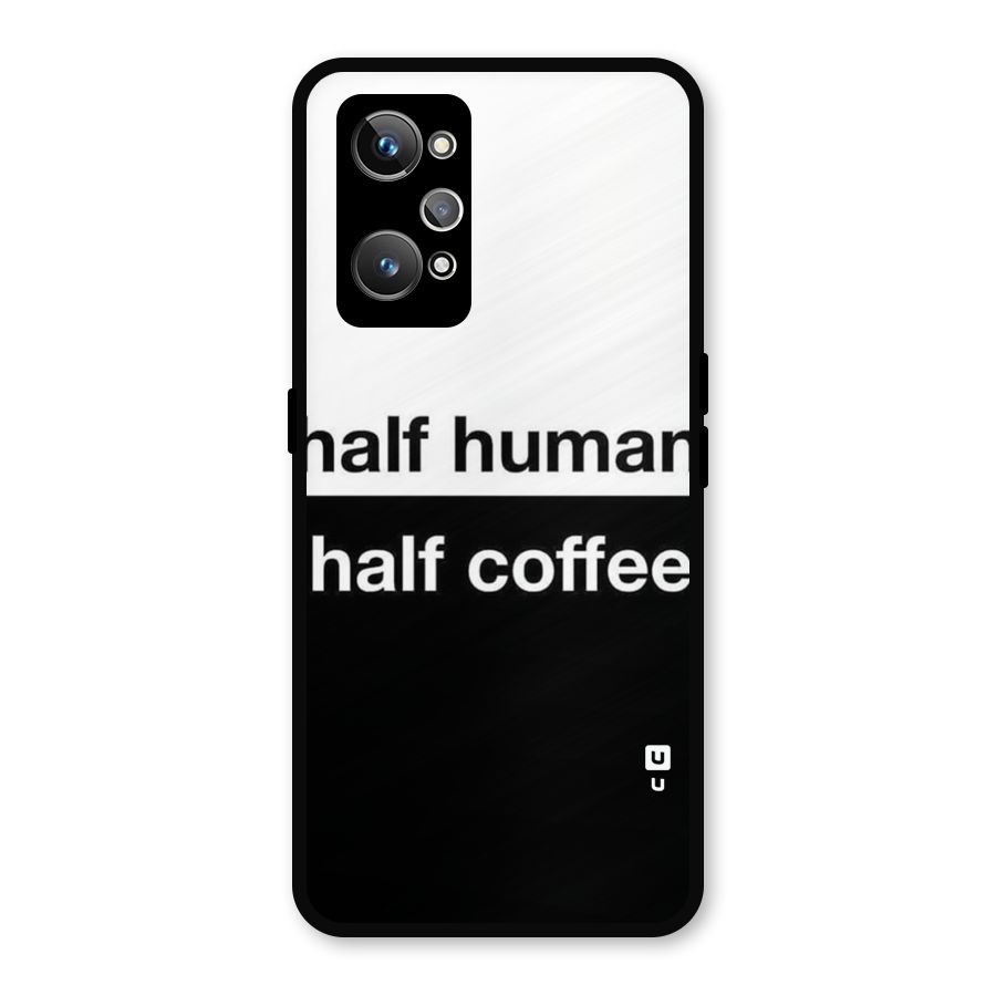 Half Human Half Coffee Metal Back Case for Realme GT Neo 3T