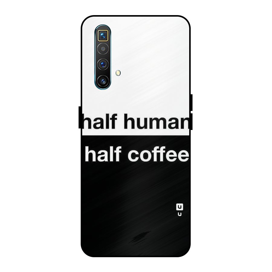Half Human Half Coffee Metal Back Case for Realme X3 SuperZoom