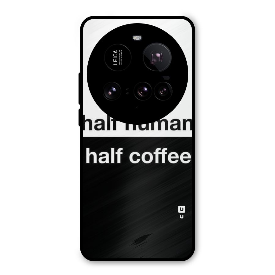 Half Human Half Coffee Metal Back Case for Xiaomi 15 Ultra