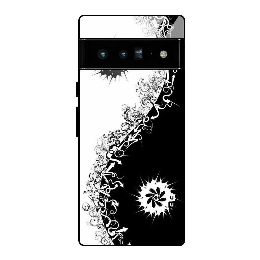 Half Peace Design Glass Back Case for Google Pixel 6 Pro