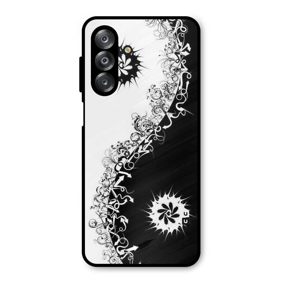 Half Peace Design Metal Back Case for Galaxy A26