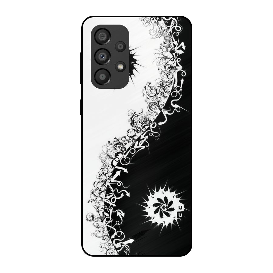 Half Peace Design Metal Back Case for Galaxy A33 5G