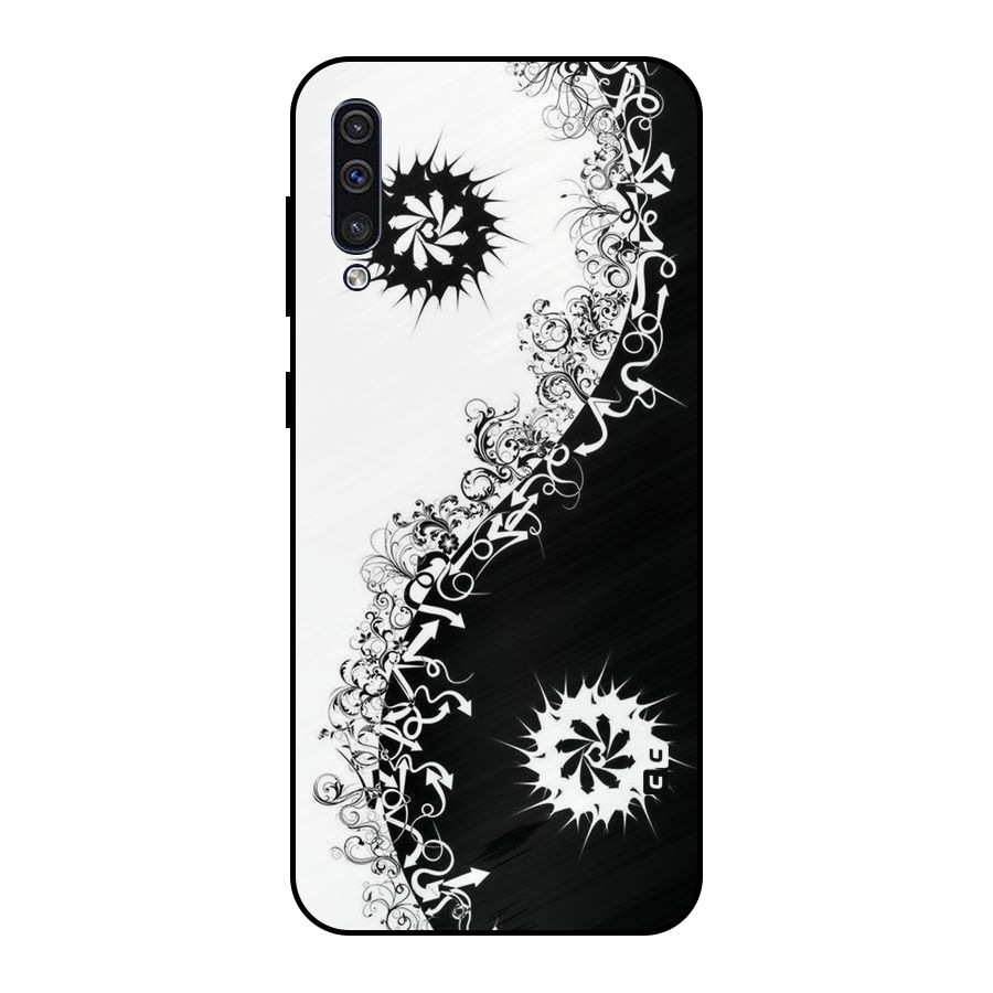 Half Peace Design Metal Back Case for Galaxy A50