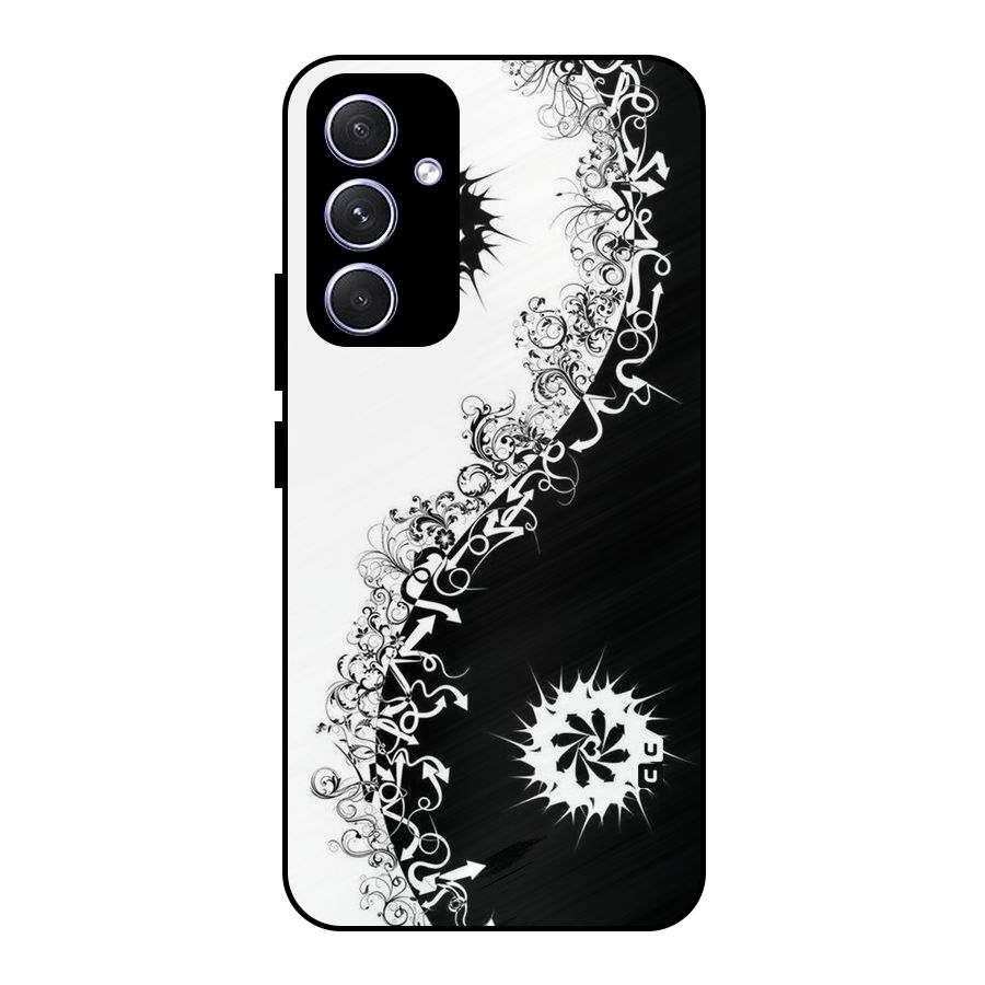 Half Peace Design Metal Back Case for Galaxy A54