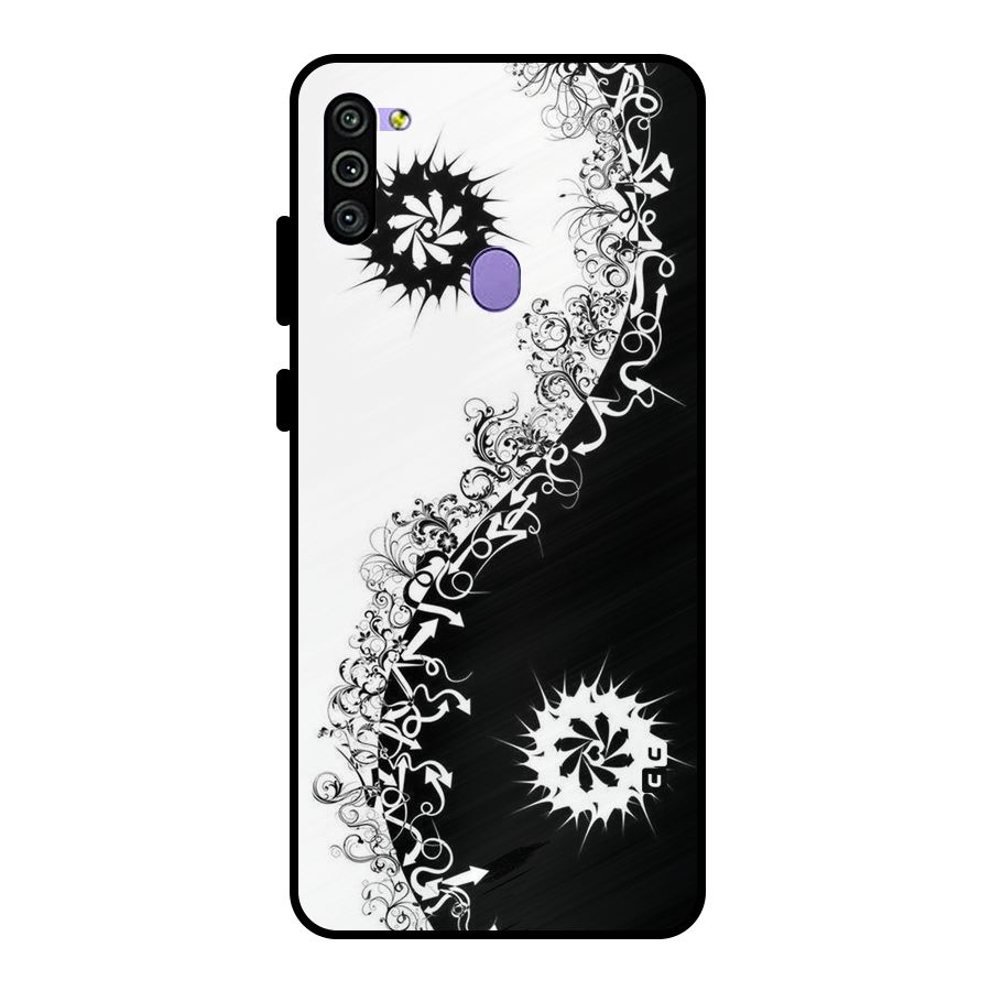 Half Peace Design Metal Back Case for Galaxy M11
