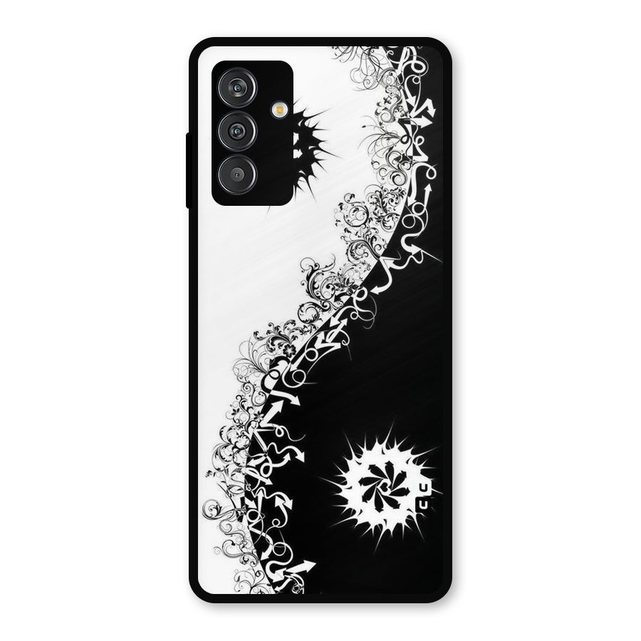 Half Peace Design Metal Back Case for Galaxy M14 5G