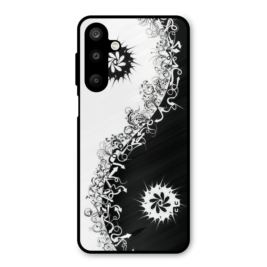 Half Peace Design Metal Back Case for Galaxy M16