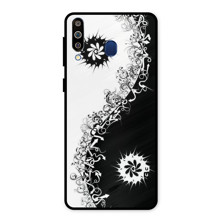 Half Peace Design Metal Back Case for Galaxy M30