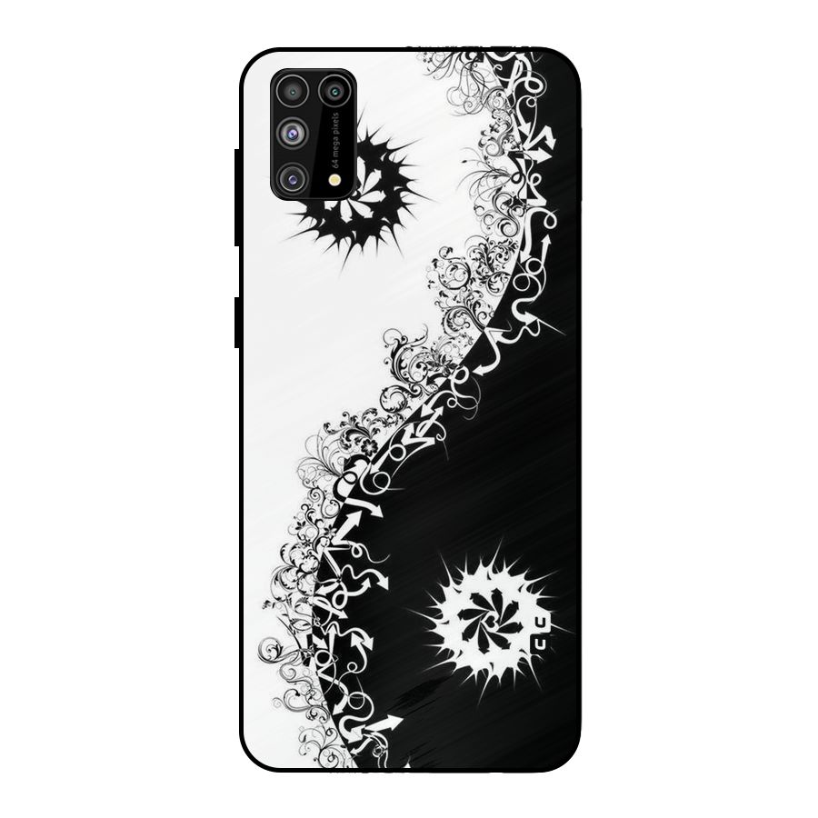 Half Peace Design Metal Back Case for Galaxy M31