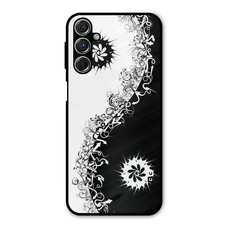 Half Peace Design Metal Back Case for Galaxy M34