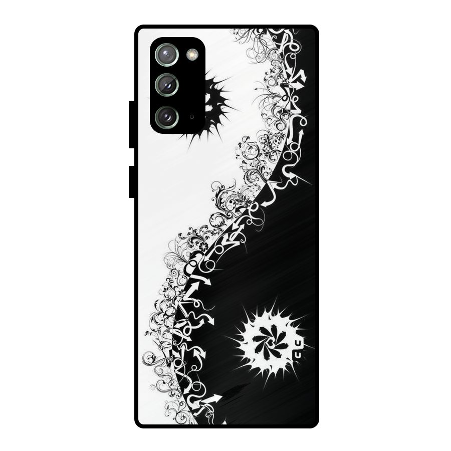 Half Peace Design Metal Back Case for Galaxy Note 20