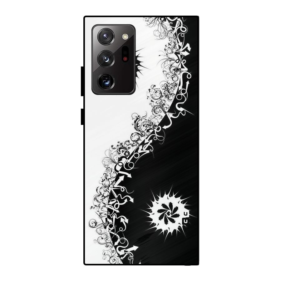 Half Peace Design Metal Back Case for Galaxy Note 20 Ultra