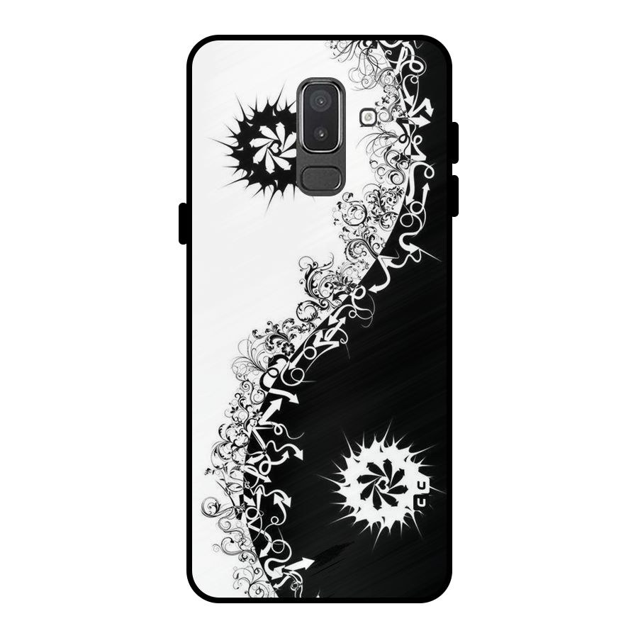 Half Peace Design Metal Back Case for Galaxy On8 (2018)