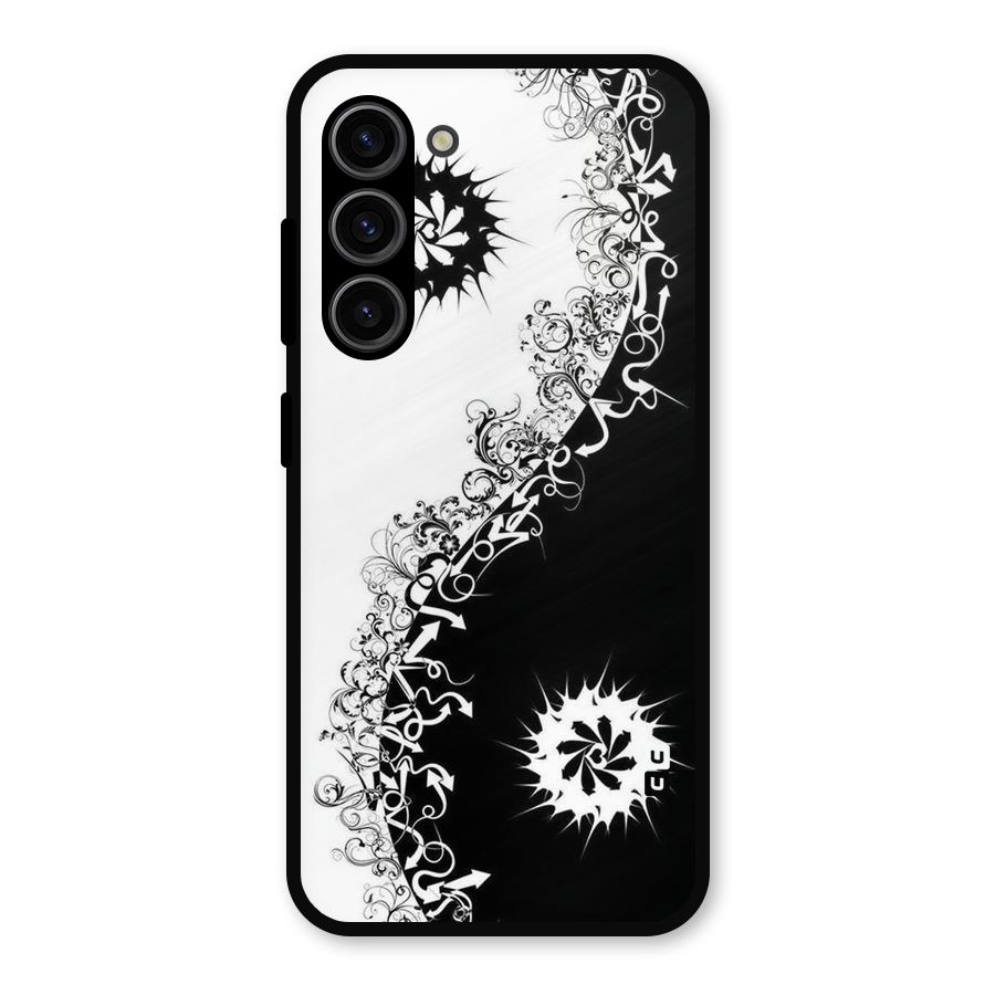 Half Peace Design Metal Back Case for Galaxy S23