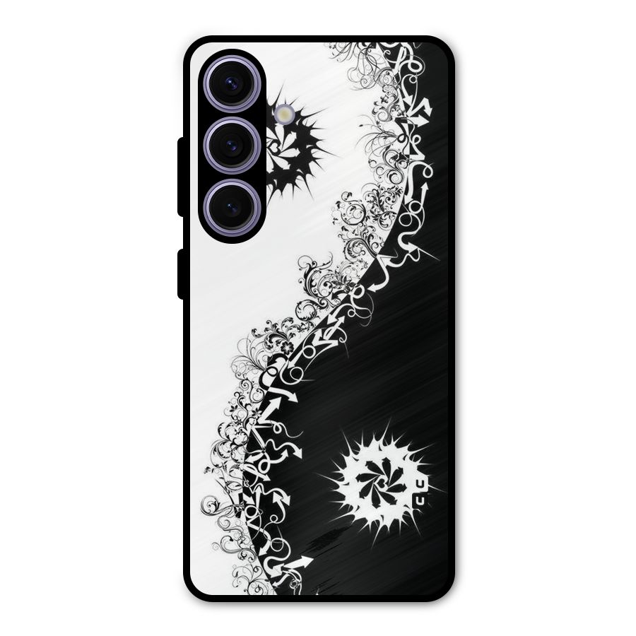 Half Peace Design Metal Back Case for Galaxy S24