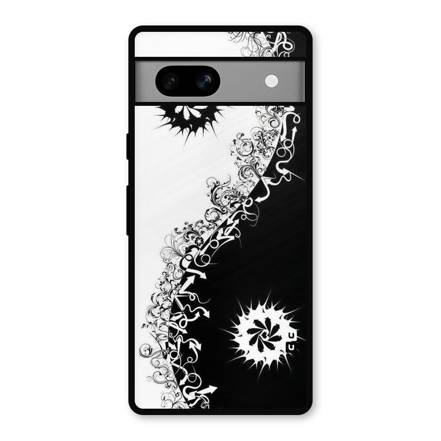 Half Peace Design Metal Back Case for Google Pixel 7a