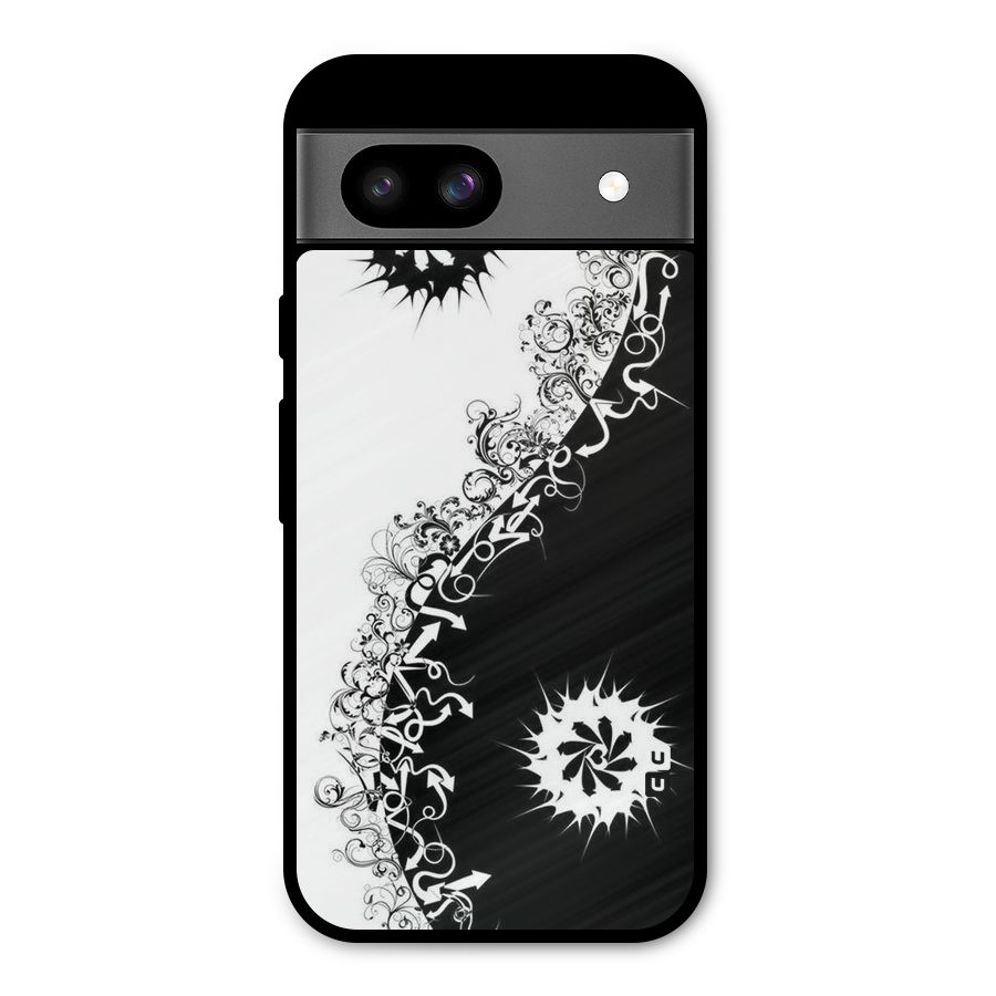 Half Peace Design Metal Back Case for Google Pixel 8a