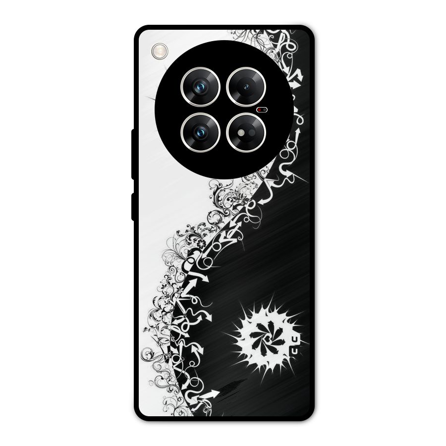 Half Peace Design Metal Back Case for Infinix Zero 40 5G