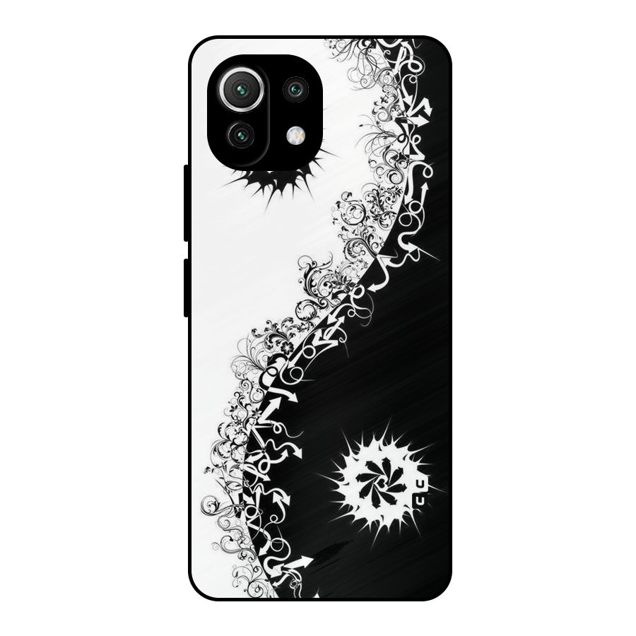 Half Peace Design Metal Back Case for Mi 11 Lite