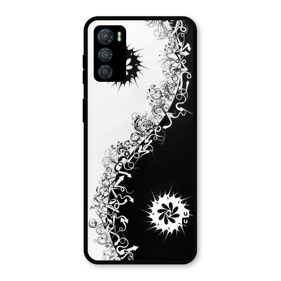 Half Peace Design Metal Back Case for Moto G42