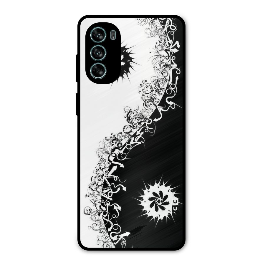 Half Peace Design Metal Back Case for Moto G62