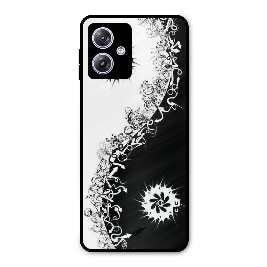 Half Peace Design Metal Back Case for Moto G64